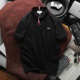  Áo Thun Nam Polo LCST Cổ V Viền Đỏ 3 Màu Tết Vải Cotton KHÔNG NÚT BASIC SlimFit - Vải Dày Nhẹ Mát Cao Cấp Hàng Xuất Xịn Có Big Size 