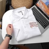  Áo Thun Nam Polo BURBERRY LOGO Ngựa Thêu 3 MÀU Form Regular-Fit Vải Dệt Tơ Cao Cấp Sang Trọng 