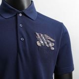  Áo Thun Nam Polo BURBERRY LOGO Ngựa Thêu 3 MÀU Form Regular-Fit Vải Dệt Tơ Cao Cấp Sang Trọng 