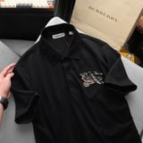  Áo Thun Nam Polo BURBERRY LOGO Ngựa Thêu 3 MÀU Form Regular-Fit Vải Dệt Tơ Cao Cấp Sang Trọng 
