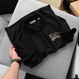  Áo Thun Nam Polo BURBERRY LOGO Ngựa Thêu 3 MÀU Form Regular-Fit Vải Dệt Tơ Cao Cấp Sang Trọng 