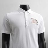  Áo Thun Nam Polo BURBERRY LOGO Ngựa Thêu 3 MÀU Form Regular-Fit Vải Dệt Tơ Cao Cấp Sang Trọng 