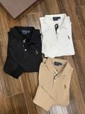  Áo POLO Tay dài Polo Ralph Lauren Chất Vải 100% Cotton Dệt Vân Len Mềm Mịn Ấm Thu Đông Hàng Xịn Chuẩn Hãng Full Tem Mã QR 