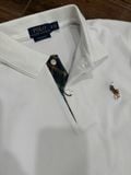  Áo POLO Tay dài Polo Ralph Lauren Chất Vải 100% Cotton Dệt Vân Len Mềm Mịn Ấm Thu Đông Hàng Xịn Chuẩn Hãng Full Tem Mã QR 