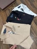  Áo POLO Tay dài Polo Ralph Lauren Chất Vải 100% Cotton Dệt Vân Len Mềm Mịn Ấm Thu Đông Hàng Xịn Chuẩn Hãng Full Tem Mã QR 