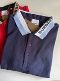  Áo Polo Nam Burberry chữ viền cổ LONDON ENGLAND Cao Cấp Form Regular Vải Mắt Cá Mập Mát Hàng Xuất Xịn 6 Màu 