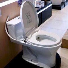 Bồn cầu nắp rửa cơ Ecowasher TOTO MS855DE4 1 khối, xả 4.5/3.0L