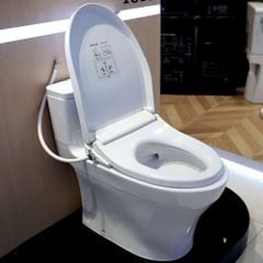 Bồn cầu nắp rửa cơ Ecowasher TOTO MS885DE4 1 khối, xả 4.5/3.0L