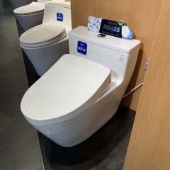 Bồn cầu nắp rửa điện tử TOTO MS625CDW12 nắp Washlet TCF4911EZ, xả 4.5L/3L