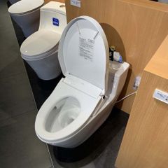 Bồn cầu nắp rửa điện tử TOTO MS625CDW12 nắp Washlet TCF4911EZ, xả 4.5L/3L