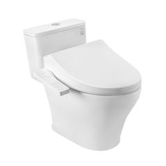 Bồn cầu điện tử TOTO MS857CDW26 nắp washlet TCF23661GAA dòng S1 giấu dây