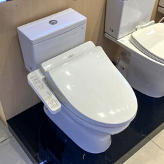 Bồn cầu 2 khối TOTO CS302DW18 nắp điện tử TCF23710AAA, xả 4.8/3L