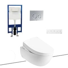 Bồn cầu treo tường TOTO CW812REA/TCF34461GAA nắp điện tử
