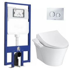 Bồn cầu treo tường TOTO CW822REA/TCF23661GAA/WH172AT/MB174P nắp điện tử