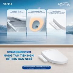 Nắp bồn cầu điện tử TOTO WASHLET TCF33461GAA(W24) dòng S2