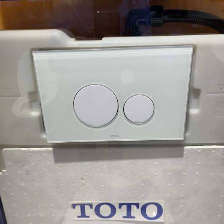 Mặt nạ nút nhấn xả TOTO MB176G #WH