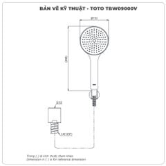 Bát sen cầm tay TOTO TBW09000V