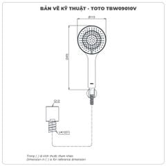 Bát sen cầm tay TOTO TBW09010V