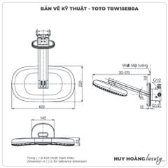 Bát sen gắn tường TOTO TBW15EB0A/TBN01003A