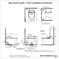 Bồn cầu thông minh TOTO CW878BA/TCF76311GAA