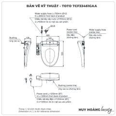 Nắp bồn cầu thông minh TOTO WASHLET TCF33461GAA S2 W24