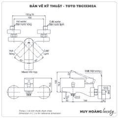 Sen tắm nóng lạnh TOTO TBG13302A