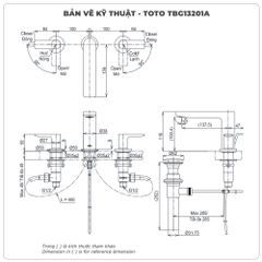 Vòi xả bồn tắm TOTO TBG13201A