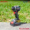  MÁY SIẾT VÍT TRƯỢT KAIZEN MOTOR KHÔNG CHỔI THAN CHÂN PIN PHỔ THÔNG ĐẦU KẸP THÁO RỜI LINH HOẠT SVT60N 
