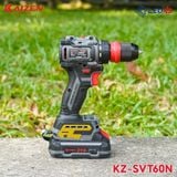  MÁY SIẾT VÍT TRƯỢT KAIZEN MOTOR KHÔNG CHỔI THAN CHÂN PIN PHỔ THÔNG ĐẦU KẸP THÁO RỜI LINH HOẠT SVT60N 