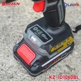 MÁY KHOAN PIN 3 CHỨC NĂNG 10MM KAIZEN MOTOR KHÔNG CHỔI THAN CHÂN PIN PHỔ THÔNG M21 ID1060BL 