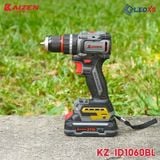  MÁY KHOAN PIN 3 CHỨC NĂNG 10MM KAIZEN MOTOR KHÔNG CHỔI THAN CHÂN PIN PHỔ THÔNG M21 ID1060BL 