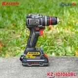  MÁY KHOAN PIN 3 CHỨC NĂNG 10MM KAIZEN MOTOR KHÔNG CHỔI THAN CHÂN PIN PHỔ THÔNG M21 ID1060BL 