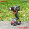  MÁY KHOAN PIN 3 CHỨC NĂNG 10MM KAIZEN MOTOR KHÔNG CHỔI THAN CHÂN PIN PHỔ THÔNG M21 ID1060BL 