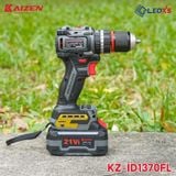  MÁY KHOAN PIN 3 CHỨC NĂNG 13MM KAIZEN KZ-ID1370FL KHÔNG CHỔI THAN, CHÂN PIN PHỔ THÔNG 