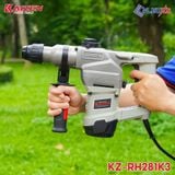  MÁY KHOAN ĐỤC BÊ TÔNG KAIZEN 2 CHỨC NĂNG KHOAN 28MM ĐỤC 14MM KZ-RH281K3 CHÂN PIN PHỔ THÔNG 