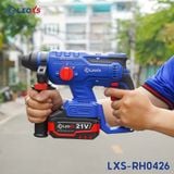  KHOAN BÊ TÔNG PIN 21V CHUYÊN 4 CHỨC NĂNG KHÔNG CHỔI THAN HIỆU LEOxs LXS-RH0426 