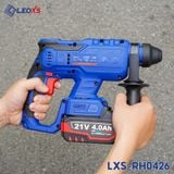  KHOAN BÊ TÔNG PIN 21V CHUYÊN 4 CHỨC NĂNG KHÔNG CHỔI THAN HIỆU LEOxs LXS-RH0426 