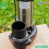  MÁY BƠM CHÌM INOX NƯỚC THẢI SHUSHUI CÔNG SUẤT 2200W SUV2200 - BƠM CHÌM NƯỚC THẢI 2 HP 