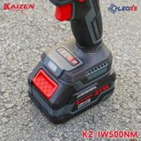  MÁY SIẾT BULONG KZ-IW500NM MOTOR KHÔNG CHỔI THAN CHÂN PIN M21 LỰC SIẾT 500NM CHO SỬA XE LẮP ĐẶT 