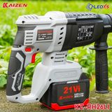  KHOAN BÊ TÔNG PIN 21V CHÂN PHỔ THÔNG CHÍNH HÃNG KAIZEN - MODEL MỚI KZ-RH26LI 