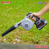  MÁY HÚT THỔI BỤI 2 TRONG 1 DÙNG PIN TIỆN LỢI HIỆU KAIZEN CÔNG SUẤT 350W KHÔNG CHỔI THAN KZ-BB65 