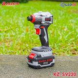  MÁY SIẾT VÍT PIN CẦM TAY KAIZEN SIÊU ĐA NĂNG SV220 CHÂN PIN PHỔ THÔNG ĐỘNG CƠ KHÔNG CHỔI THAN 