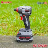  MÁY SIẾT VÍT PIN CẦM TAY KAIZEN SIÊU ĐA NĂNG SV220 CHÂN PIN PHỔ THÔNG ĐỘNG CƠ KHÔNG CHỔI THAN 