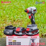  MÁY SIẾT VÍT PIN CẦM TAY KAIZEN SIÊU ĐA NĂNG SV220 CHÂN PIN PHỔ THÔNG ĐỘNG CƠ KHÔNG CHỔI THAN 