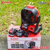  QUẠT DÙNG PIN KAIZEN 21V CHÂN PIN PHỔ THÔNG ĐA NĂNG DÙNG ĐƯỢC ĐIỆN 𝐀𝐂/𝐃𝐂 