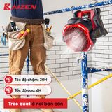  QUẠT DÙNG PIN 40W KAIZEN BẢN CAO CẤP CÓ HẸN GIỜ KZ-CF360 - LINH HOẠT DÙNG ĐIỆN AC/DC 