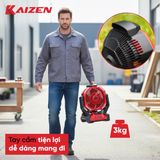  QUẠT DÙNG PIN 40W KAIZEN BẢN CAO CẤP CÓ HẸN GIỜ KZ-CF360 - LINH HOẠT DÙNG ĐIỆN AC/DC 