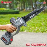  MÁY CƯA XÍCH DÙNG PIN KAIZEN MODEL CAO CẤP KZ-CS250PRO ĐỘNG CƠ KHÔNG CHỔI THAN CÓ MÀN HÌNH ĐIỆN TỬ 