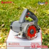  MÁY CẮT GẠCH ĐÁ CẦM TAY 110MM 1600W KAIZEN MC110A - CẮT ƯỚT GIẢM BỤI, THẨM MỸ 