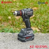  MÁY KHOAN PIN 3 CHỨC NĂNG 13MM KAIZEN KZ-ID1370FL KHÔNG CHỔI THAN, CHÂN PIN PHỔ THÔNG 